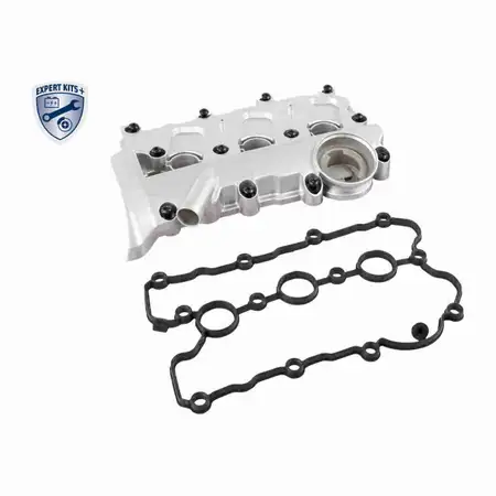 VAICO V10-4953 Ventildeckel + Ventildeckeldichtung f&uuml;r AUDI A4 B7 A6 C6 3.2 FSI 06E103471G
