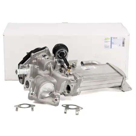 VALEO AGR Ventil Abgask&uuml;hler + Dichtungen f&uuml;r AUDI A4 B8 A5 8T 8F A6 C7 Q5 8R 2.0 TDI