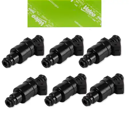 6x VALEO 348329 Einspritzventil f&uuml;r BMW 5er E28 M5 6er E24 M/635CSi 7er E23 732i 735i