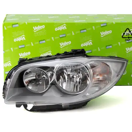VALEO 043902 HALOGEN Hauptscheinwerfer f&uuml;r BMW 1er E87 Bj. 09.2004 vorne links 63126924485