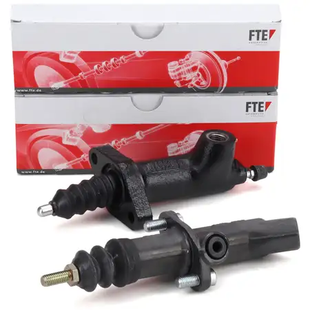 2x FTE Nehmerzylinder + Geberzylinder Kupplung f&uuml;r PORSCHE 964 3.6 Turbo G50.62-Getriebe