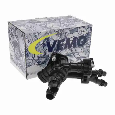 VEMO V10-99-0017 Thermostat + Geh&auml;use f&uuml;r VW Golf 8 Passat B8 Tiguan Touran T7 8Y 2.0 TDI