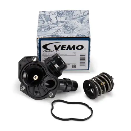 VEMO Thermostatgeh&auml;use + Dichtung f&uuml;r BMW F30 F31 F32 F33 F36 F10 F07 F11 N57 11518516206