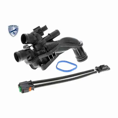VEMO Thermostat + Housing + Sensor + Cable for CITROEN C3, C4, C5, PEUGEOT 207, 208 (1.4&ndash;1.6)
