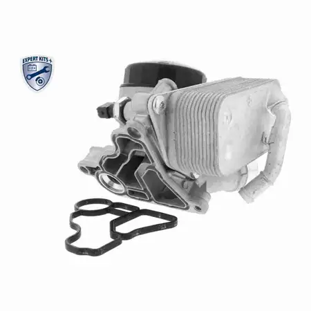 VEMO Oil Cooler + Oil Filter Housing + Filter for BMW 5 Series F10, F11, X3, F25, F26 (N20) up to November 30, 2011