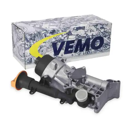 VEMO V40-60-2132 &Ouml;lk&uuml;hler + &Ouml;lfiltergeh&auml;use f&uuml;r FIAT 500 500C 500L Punto Panda Doblo 1.3D
