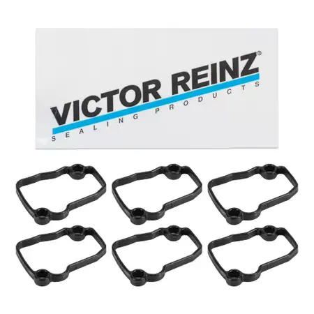 6x VICTOR REINZ Ventildeckeldichtung f&uuml;r PORSCHE 993 Carrera Turbo GT2 oben 99310517302