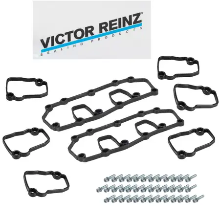 VICTOR REINZ Ventildeckeldichtung + Schrauben f&uuml;r PORSCHE 993 Carrera / Turbo unten oben