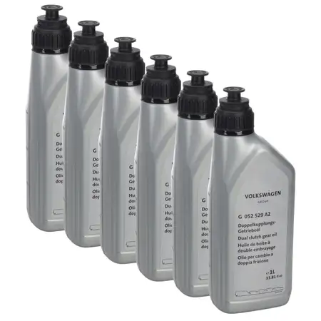 6L 6 Liter ORIGINAL VW Automatikgetriebe&ouml;l Doppelkupplungsgetriebe&ouml;l DSG 0b5 G052529A2