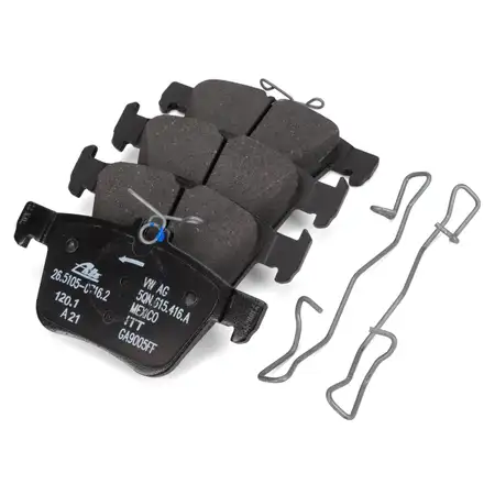 Bremsbel&auml;ge f&uuml;r VW Golf 7 Passat B8 AUDI A3 8V SEAT Leon 3 SKODA Kodiaq hinten 3Q0698451G