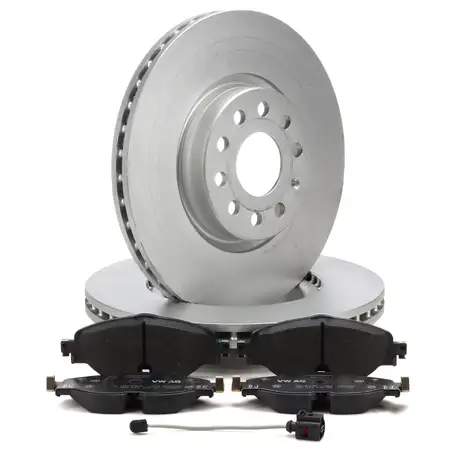 Bremsscheiben + Bremsbel&auml;ge + Sensor f&uuml;r VW Golf 7 Passat B8 Tiguan AUDI Q3 F3 vorne