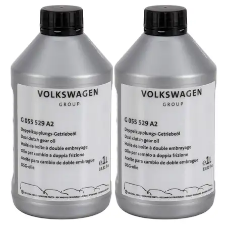 2L 2 Liter ORIGINAL VW AUDI Automatikgetriebe&ouml;l Doppelkupplungsgetriebe&ouml;l DSG G055529A2