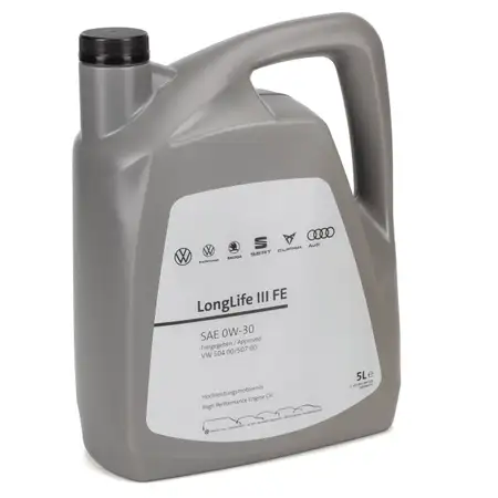5L 5 Liter ORIGINAL VAG Motor&ouml;l 0W30 0W-30 LongLife III FE VW 504.00/507.00 GS55545M4