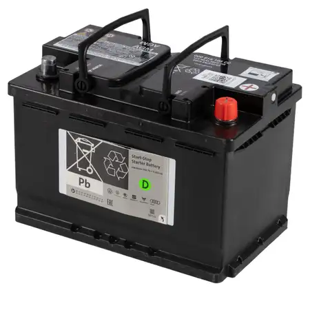 ORIGINAL VAG Autobatterie Batterie Starterbatterie 12V 68Ah 380/680A/EN 000915089BC