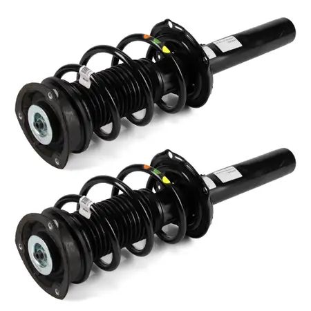 2x shock absorbers + strut bearings + dust covers + springs for VW Tiguan (model year 2017 and later), front 5QF412022BN