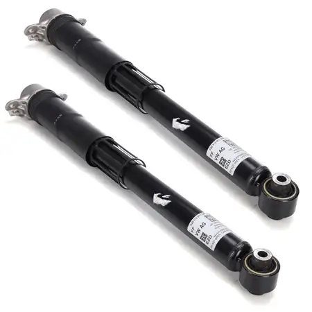 2x Shock Absorbers + Dust Covers + Strut Bearings for VW Passat B8 B9 K8D/1X0/1JC (Rear) 3Q0513049FH