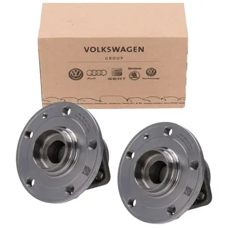 2x Radnabe + Radlager f&uuml;r VW Golf 7 8 Passat B8 Tiguan Touran A3 8V 8Y Q3 vorne 5WA407621A