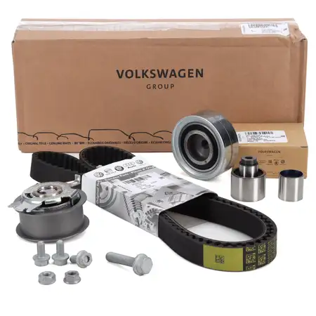 ORIGINAL VW Zahnriemensatz Golf 5 6 Passat T5 T6 A3 A4 Leon Octavia 1.6/2.0 TDI 03L198119F