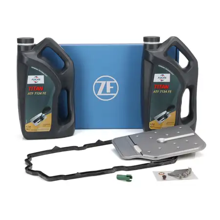 ZF Getriebefilter Satz + 8L FUCHS ATF 7134 FE Getriebe&ouml;l f&uuml;r MERCEDES-BENZ 7-Gang 722.9