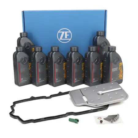 ZF Getriebefilter Satz + 8L ORIGINAL MB 236.15 Getriebe&ouml;l f&uuml;r MERCEDES-BENZ 7-Gang 722.9