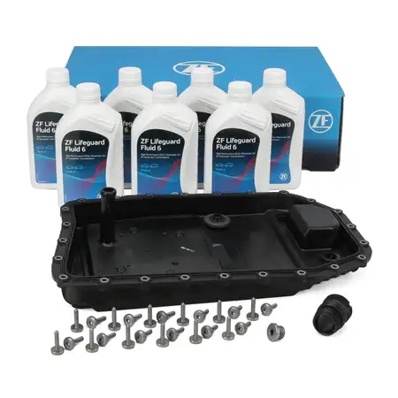 ZF &Ouml;lwanne Automatikgetriebe + 7L Getriebe&ouml;l f&uuml;r BMW E81-88 E90-93 E39 E60 E63 X1-6 6HP