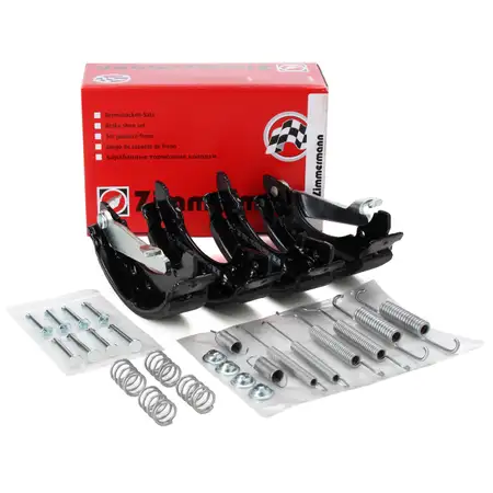 ZIMMERMANN Bremsbacken + Zubeh&ouml;r Satz f&uuml;r VW Golf 1 2 Lupo Passat Polo SEAT Arosa Ibiza 2