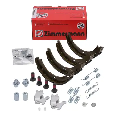 ZIMMERMANN Brake Shoes + Springs + Adjustment Kit for Mercedes A-, B-, C-, and E-Class