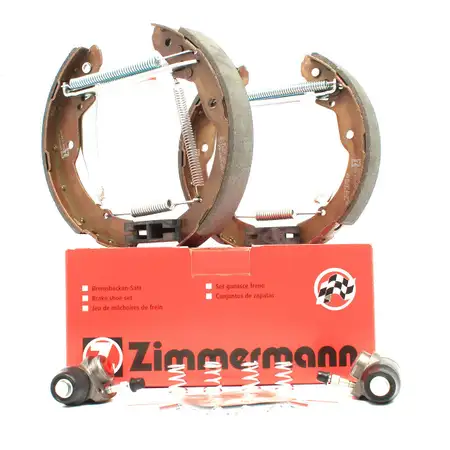 ZIMMERMANN Bremsbacken + Radbremszylinder Satz f&uuml;r SKODA Octavia 2 1U Roomster 5J