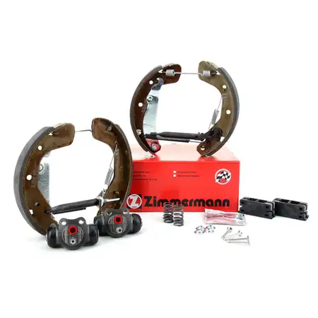 ZIMMERMANN Bremsbacken + Radbremszylinder Satz f&uuml;r OPEL Astra F/CC Corsa B Tigra A