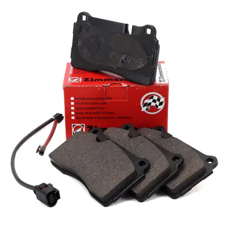 ZIMMERMANN Bremsbel&auml;ge + Warnsensor f&uuml;r AUDI RS3 8P TT 8J CUPRA Ateca Formentor Leon vorne
