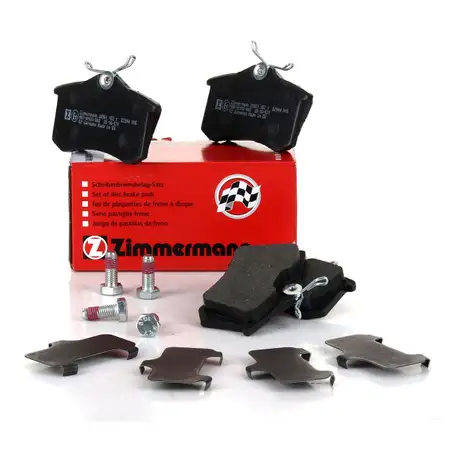 ZIMMERMANN Bremsbel&auml;ge f&uuml;r VW Golf 2 3 Passat Polo Vento AUDI A4 B7 SEAT Exeo hinten
