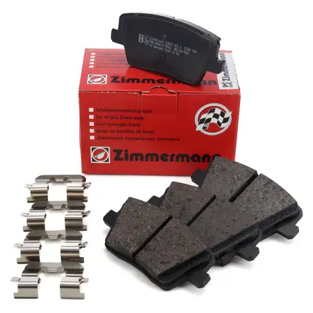 ZIMMERMANN Bremsbel&auml;ge HYUNDAI i30N i30 N (PDE) 250/275/280 PS 18/19 Zoll hinten