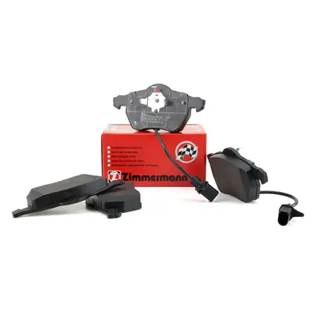 ZIMMERMANN Bremsbel&auml;ge + Wako f&uuml;r AUDI A4 A6 SEAT Exeo SKODA Superb VW Passat vorne