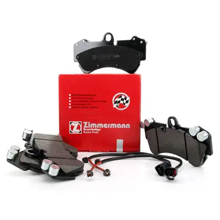 ZIMMERMANN Brake Pads + Wako for PORSCHE Cayenne (9PA) and VW Touareg (7L) &ndash; Front