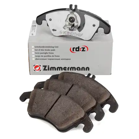 ZIMMERMANN rd:z Bremsbel&auml;ge f&uuml;r MERCEDES C-Klasse W204 E-Klasse W212 SLC SLK R172 vorne