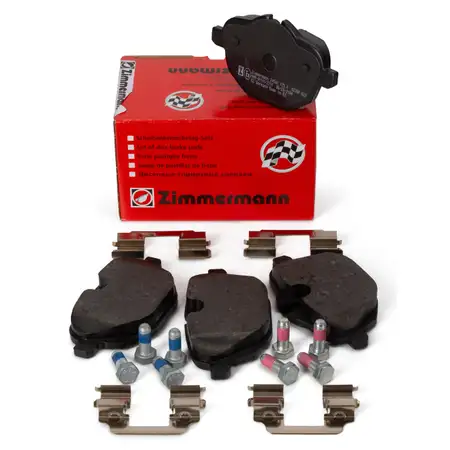 ZIMMERMANN Bremsbel&auml;ge f&uuml;r BMW F10 F11 G30 G30 G32 G11 G12 X3 F25 G01 X4 F26 iX3 hinten