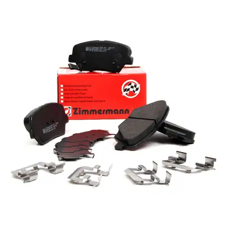 ZIMMERMANN Bremsbel&auml;ge Bremskl&ouml;tze f&uuml;r KIA Carens 4 1.6/2.0 GDi 1.7 CRDi vorne