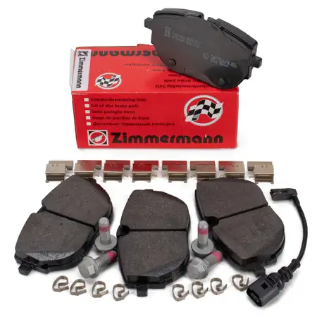 ZIMMERMANN Brake Pads + Sensor for VW Multivan Transporter T6 PR-2E3 (model year 2019 and later) &ndash; front