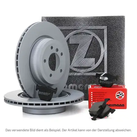 ZIMMERMANN Brake Discs + Pads for PSA Jumpy 3 Expert Traveller and OPEL Vivaro C (Rear)