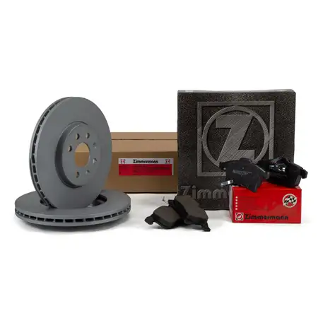 ZIMMERMANN Brake Discs + Pads for OPEL Combo (from Meriva A model year onward) &ndash; Front