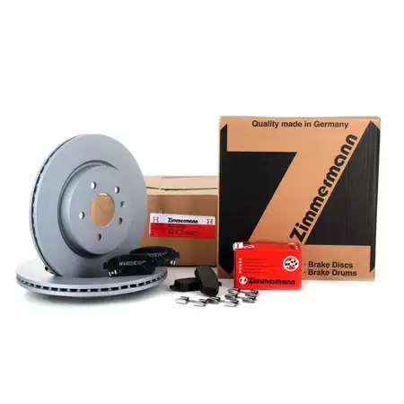 ZIMMERMANN Bremsscheiben &Oslash; 315mm + Bremsbel&auml;ge f&uuml;r OPEL Zafira Tourer C 17 Zoll hinten