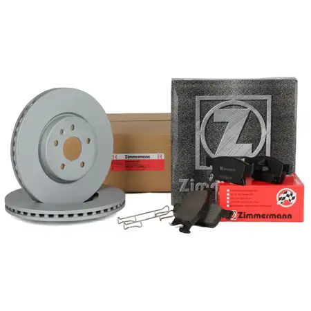 ZIMMERMANN Bremsscheiben + Bel&auml;ge f&uuml;r OPEL Astra K RPO J60/J79 vorne