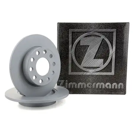 ZIMMERMANN Bremsscheiben Satz f&uuml;r AUDI S2 B3 B4 A4 B6 B7 PR-1KD hinten