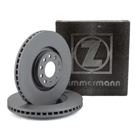 ZIMMERMANN Brake Disc Set for AUDI S4 B5, A4 B7, A6 C5, SEAT Exeo (Front)