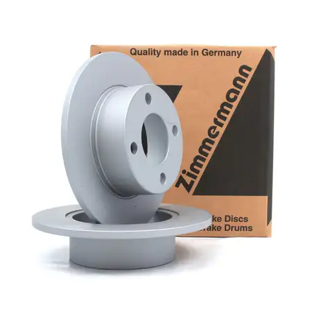 ZIMMERMANN Bremsscheiben Satz f&uuml;r AUDI 100 C3 80 B3 B4 90 B2 B3 Cabrio Coupe hinten