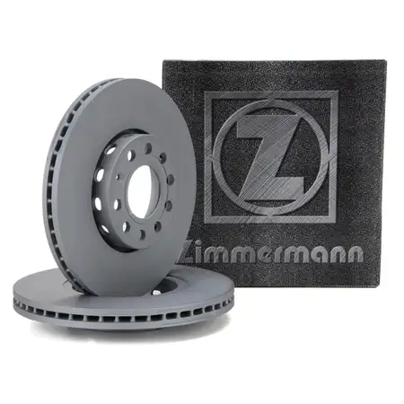 ZIMMERMANN Bremsscheiben Satz f&uuml;r AUDI 100 A4 A6 SEAT Exeo SKODA Superb VW Passat vorne