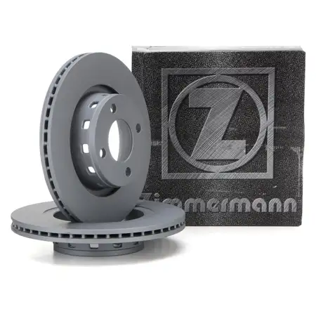 ZIMMERMANN Brake Disc Set for AUDI 80 B4 Convertible and B4 Coupe (Front)