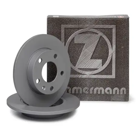 ZIMMERMANN Bremsscheiben Satz f&uuml;r AUDI A4 B6 B7 SEAT Exeo 3R PR-1KD hinten