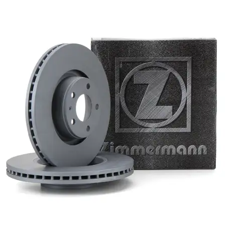 ZIMMERMANN Brake Disc Set for AUDI A6 4F, C6, A8 4E PR-1LG/1LD/1LV (Front)