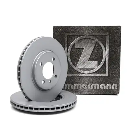 ZIMMERMANN Bremsscheiben Satz f&uuml;r BMW 3er E30 316-325i 324d/td mit ABS Z1 vorne